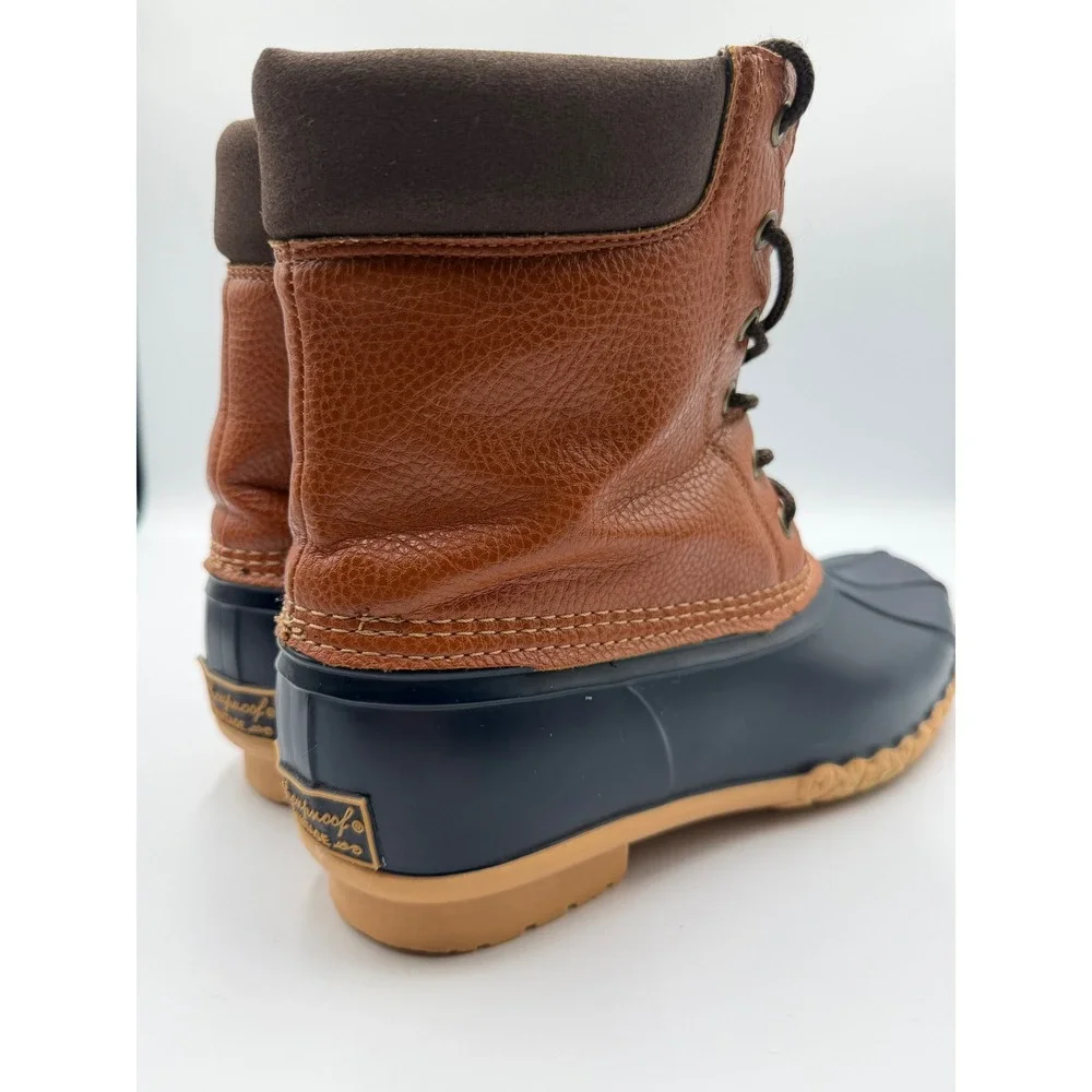 Weatherproof Vintage Mens Adam II Duck Boots Waterproof Brown Boots Size 8M